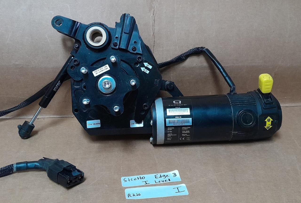 QUANTUM STRETTO EDGE 3 MOT2100412-01 MOTOR & BRAKE ASSEMBLY W/ CONNECTOR ! I