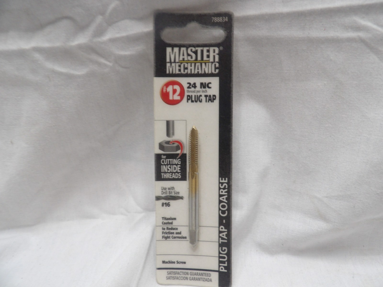 Master Mechanic #12-24 NC Plug Tap - Coarse - 788834