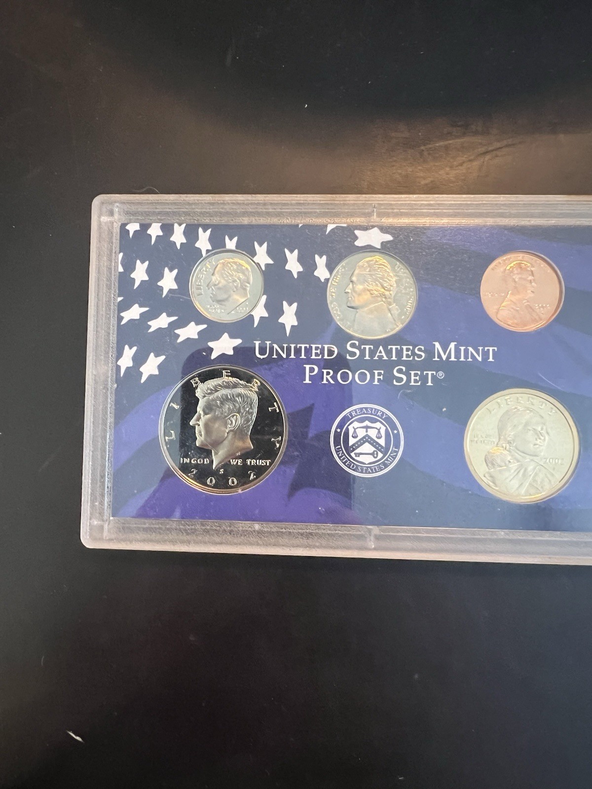 2002 United States Mint Proof Partial Set, No Original Govt Packaging and COA