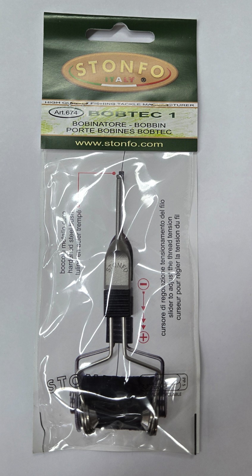 Stonfo " Bobbin 1 "  Art.674 with adjust thread tension small tube