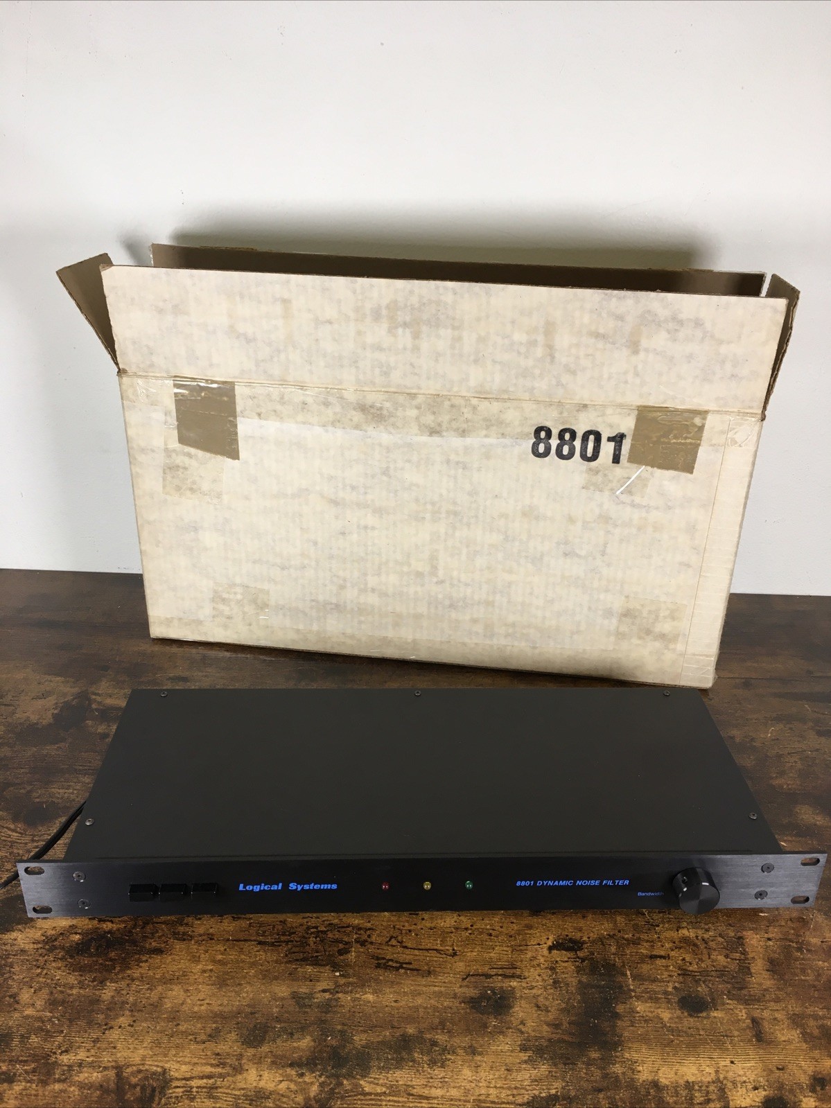 Logical Systems 8801 Noise Filter Rare Vintage Audio Processor Open Box Tested