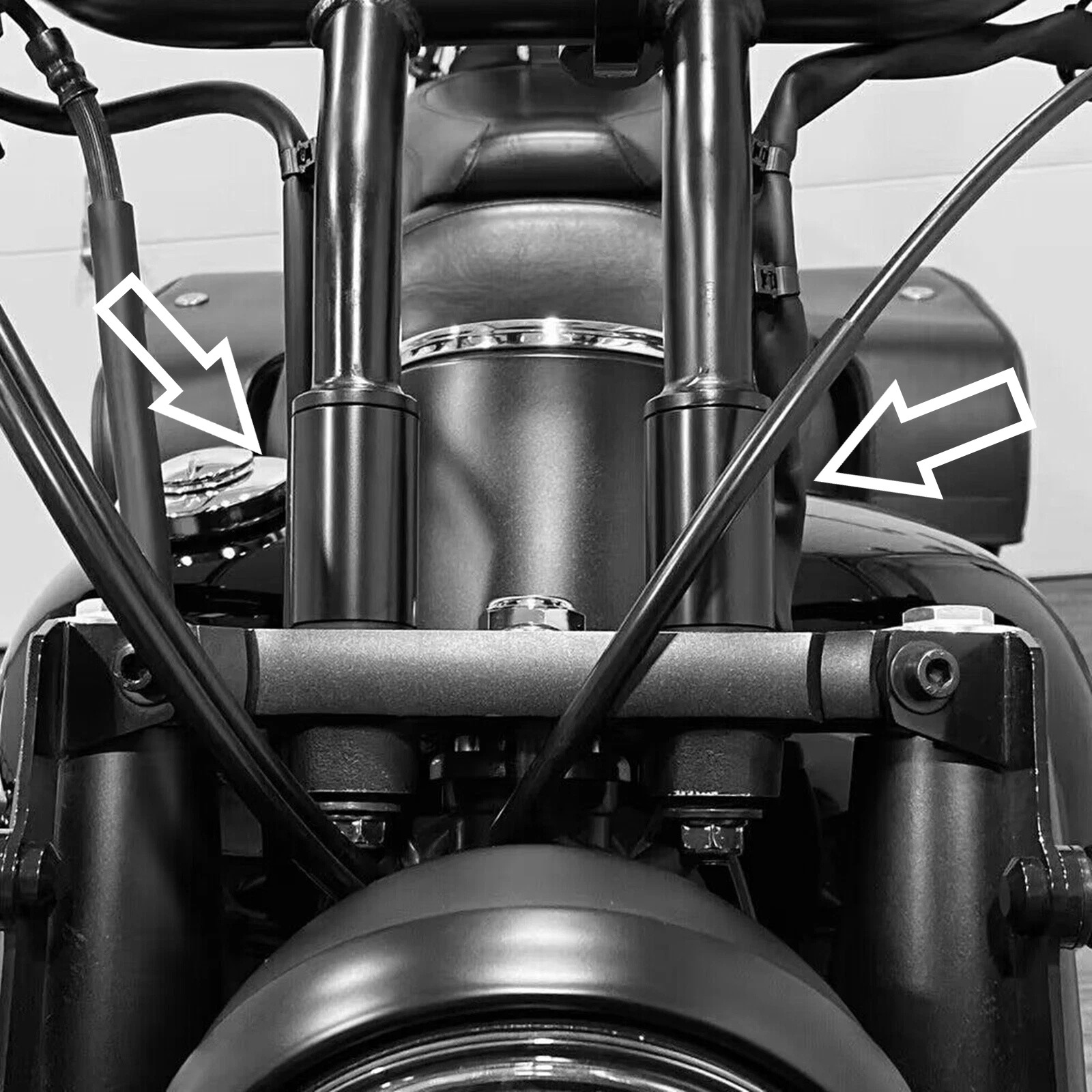 For Honda Shadow Phantom VT750C2B 2010-2023 CNC Front Handlebar 2.5" Risers