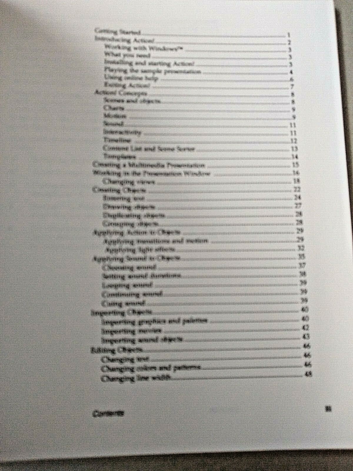 1990s MACROMEDIA ACTION 2.5 SPECIAL EDITION USER GUIDE