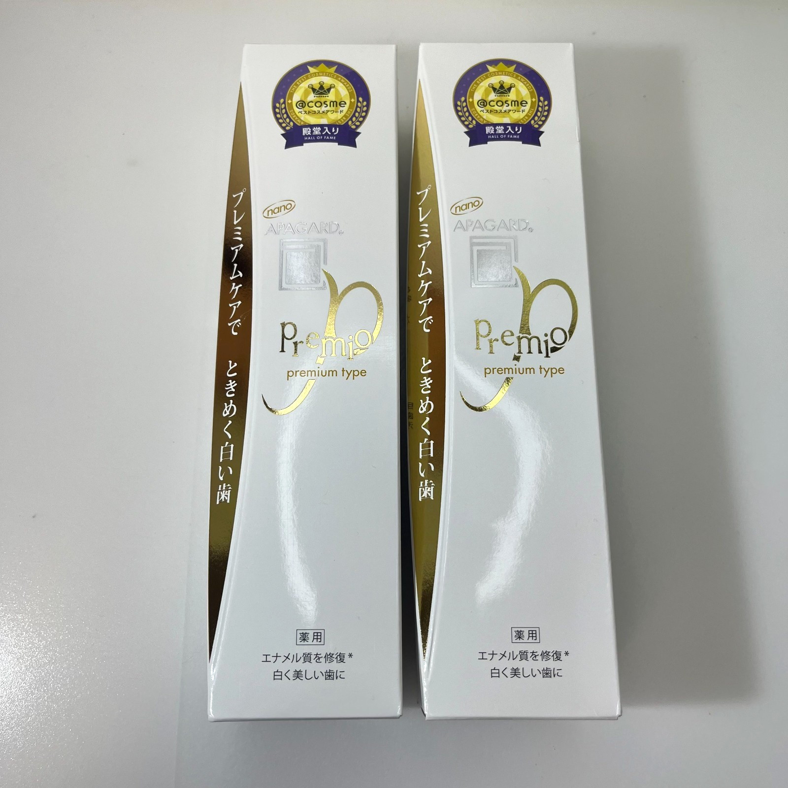 APAGARD Premio 105g (Regular size x 2) Japan New Toothpaste