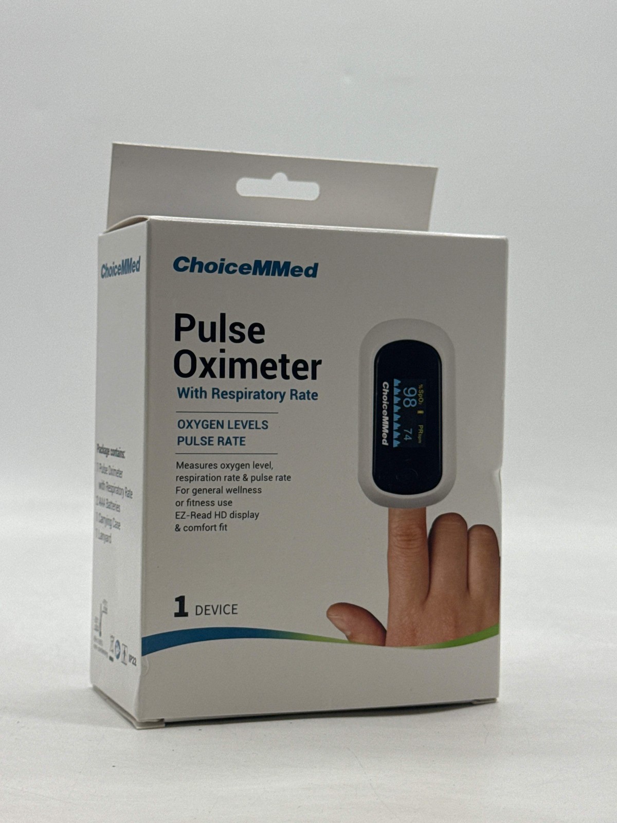New ChoiceMMed Pulse Oximeter With Respiratory Rate