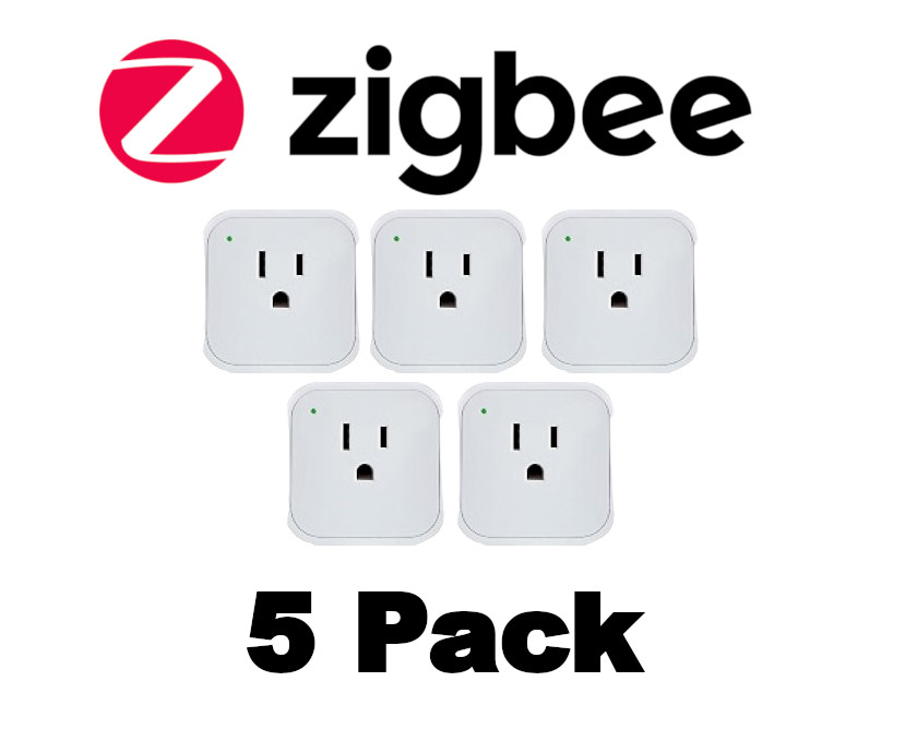 Lot of 5 Zigbee Smart Plugs - Home Assistant - Zigbee2mqtt - Xfinity - Cox  More