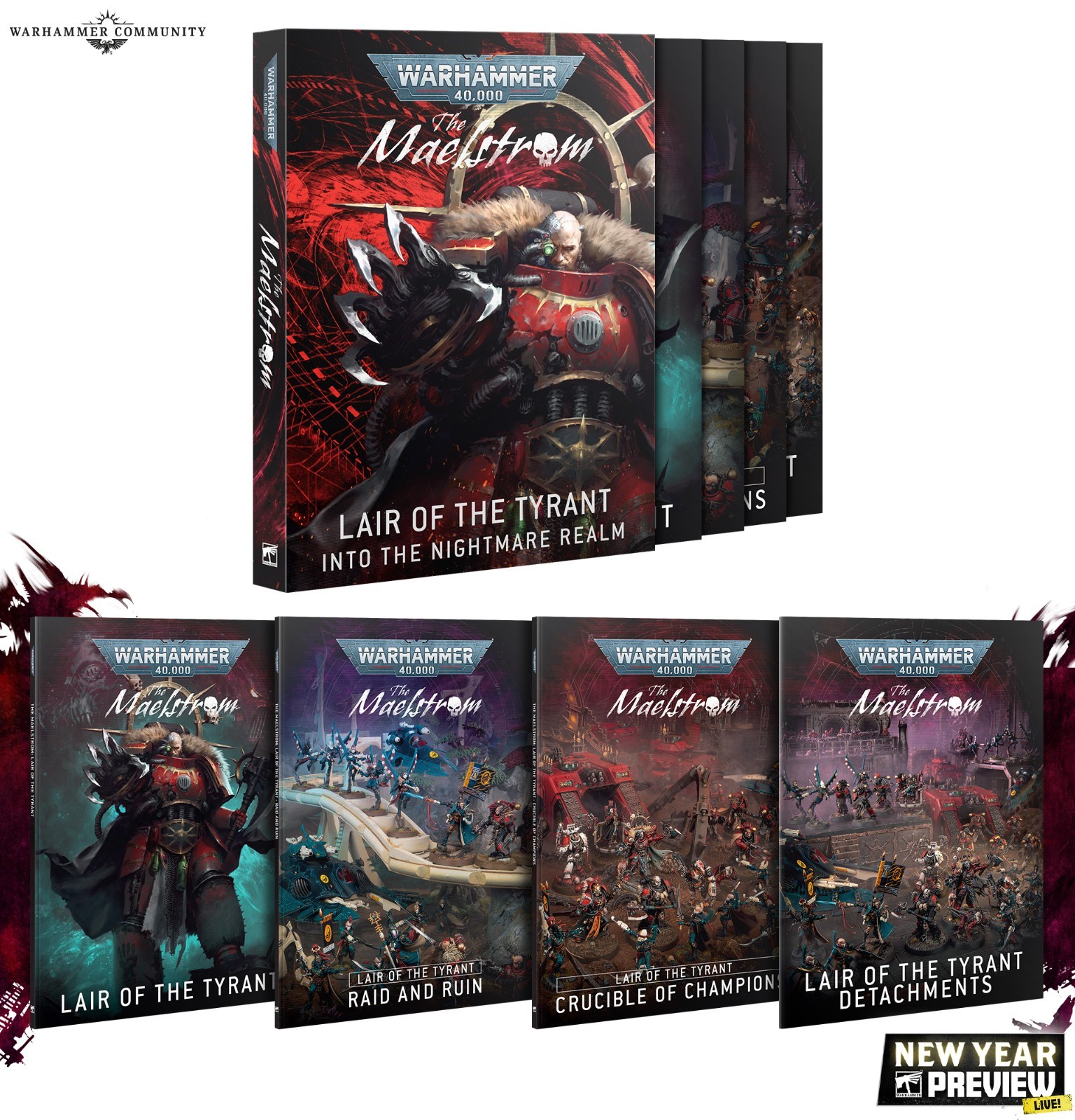 Games Workshop Warhammer 40K The Maelstrom Lair of the Tyrant Campaign Sealed
