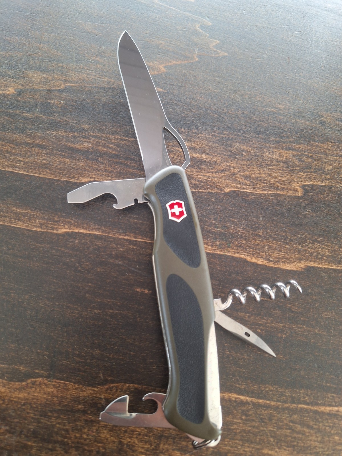 Victorinox Ranger 61 M Grip Swiss Knife with Lock Blade Rangergrip 61 Army Green