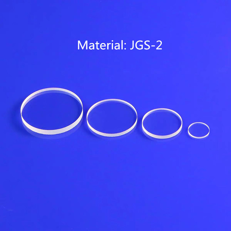 Various Sizes Quartz Glass Disc Fused Silica High Light Transmission Glass, JGS2