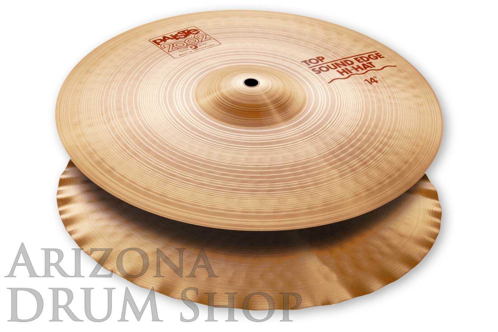 Paiste 14" 2002 Sound Edge Hi Hat PAIR - Mint Open Box!