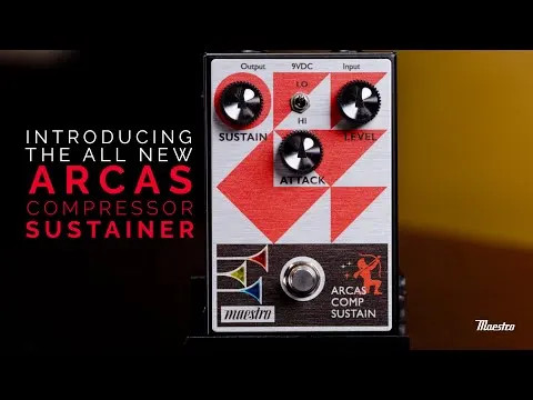 Maestro Arcas Compressor Sustainer Guitar Effect Pedal