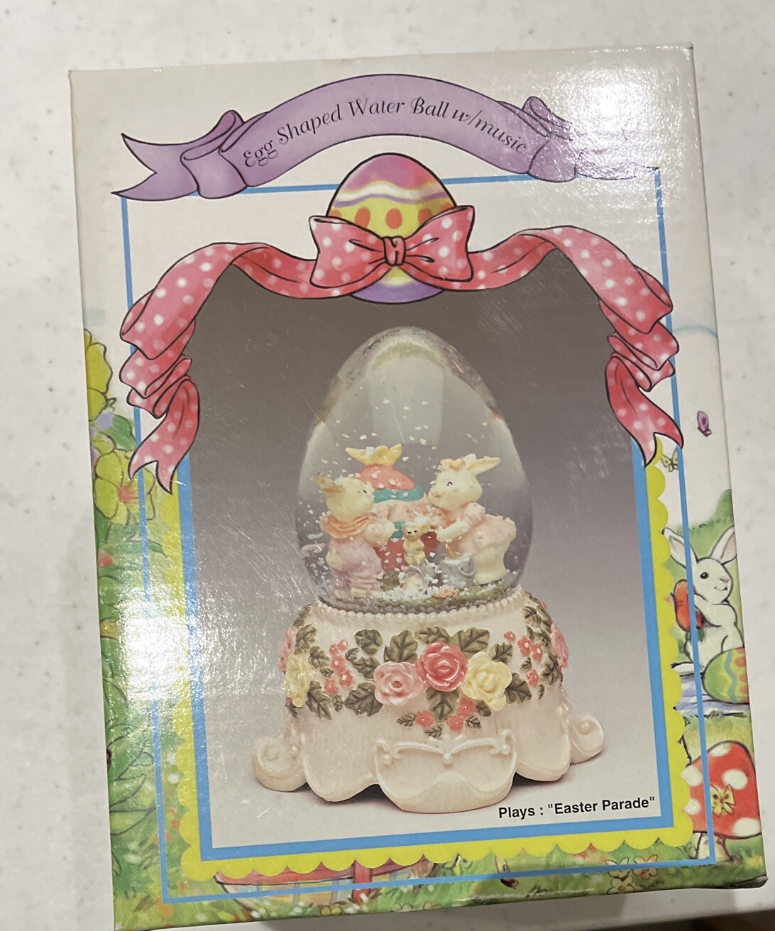 Heritage Mint Egg Shaped Musical Snow Globe