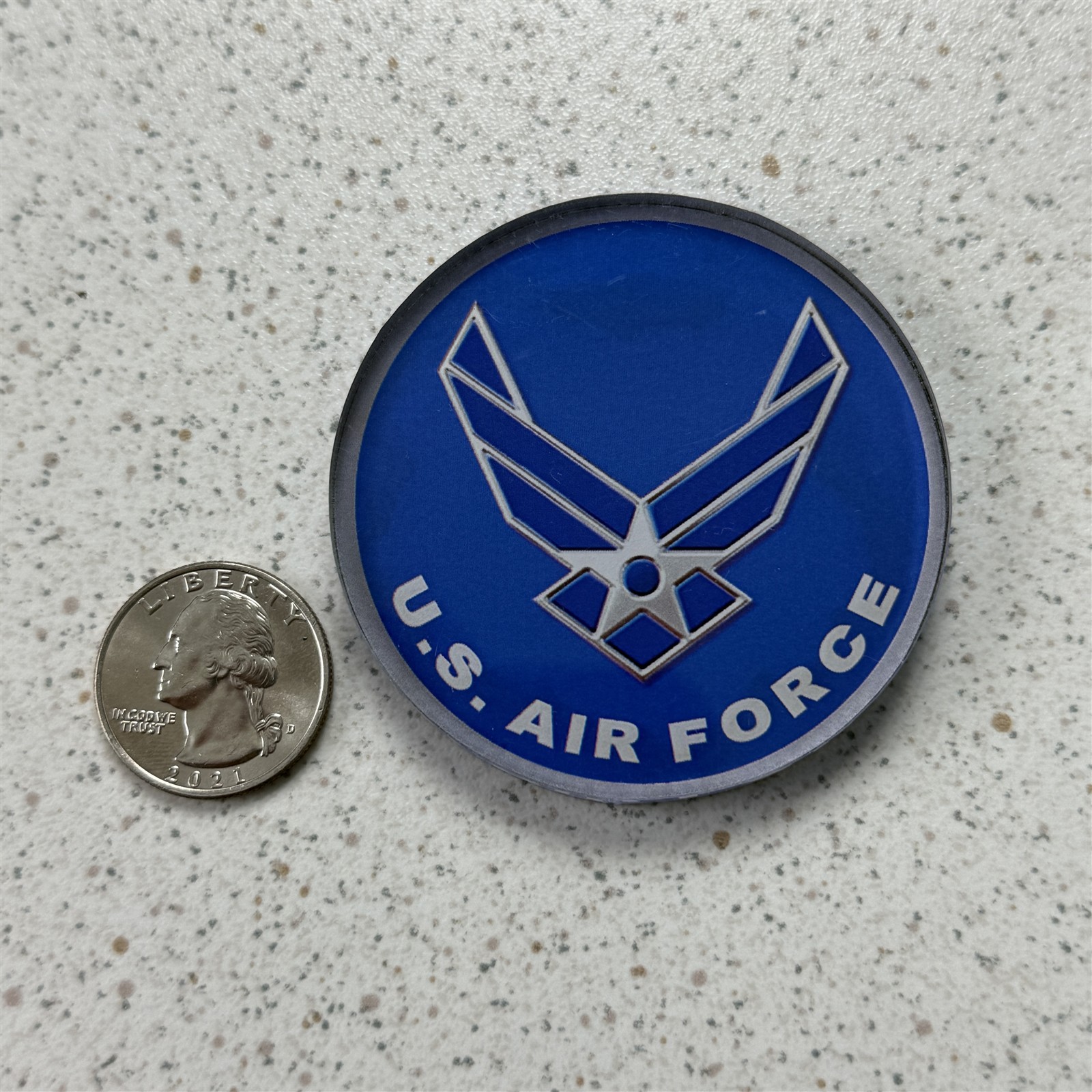 USAF United States Air Force Arnold Winds Symbol Acrylic Fridge Magnet #53159