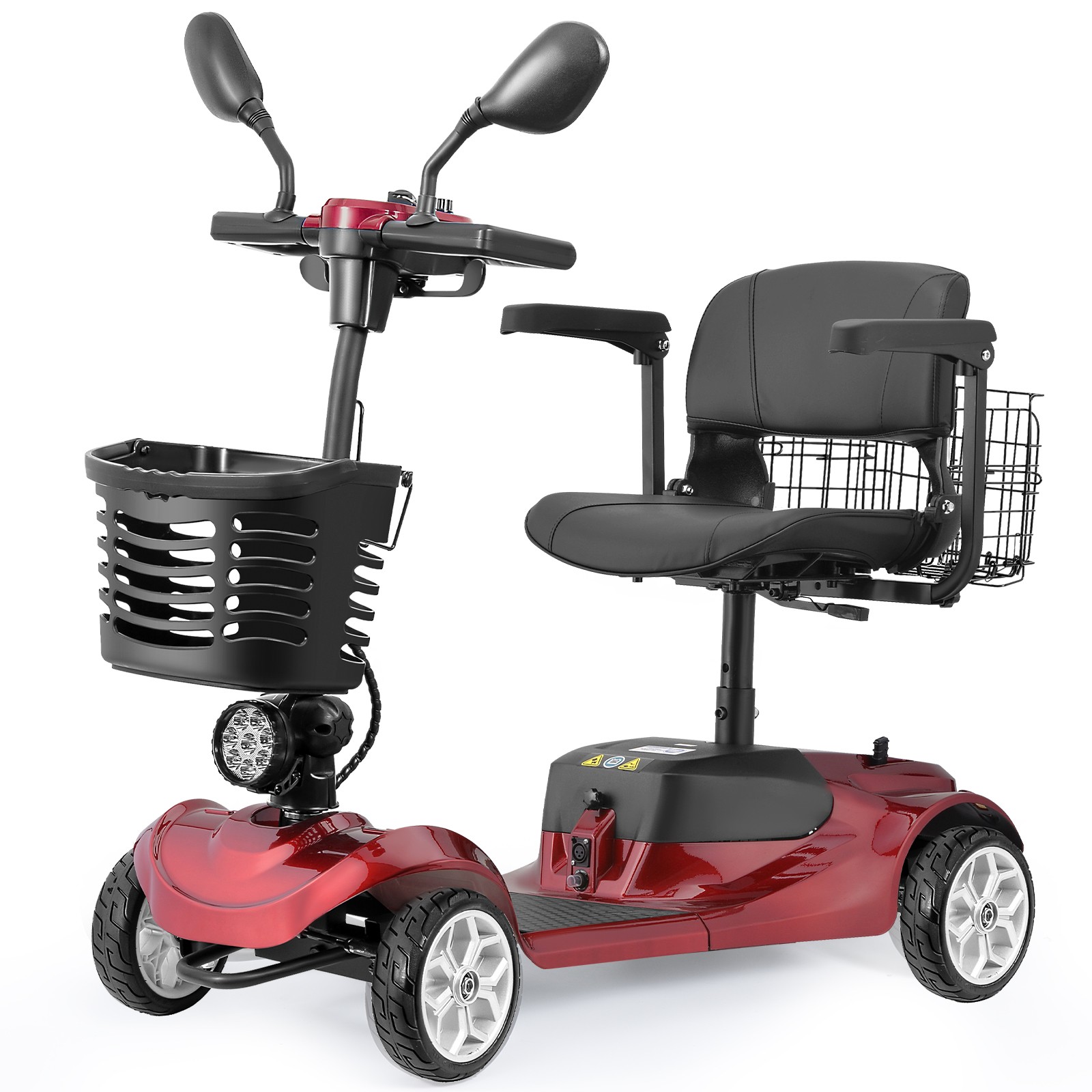 Folding Mobility Scooter for Adult 350W Motor 12V20AH Dual Lead-Acid Batteries