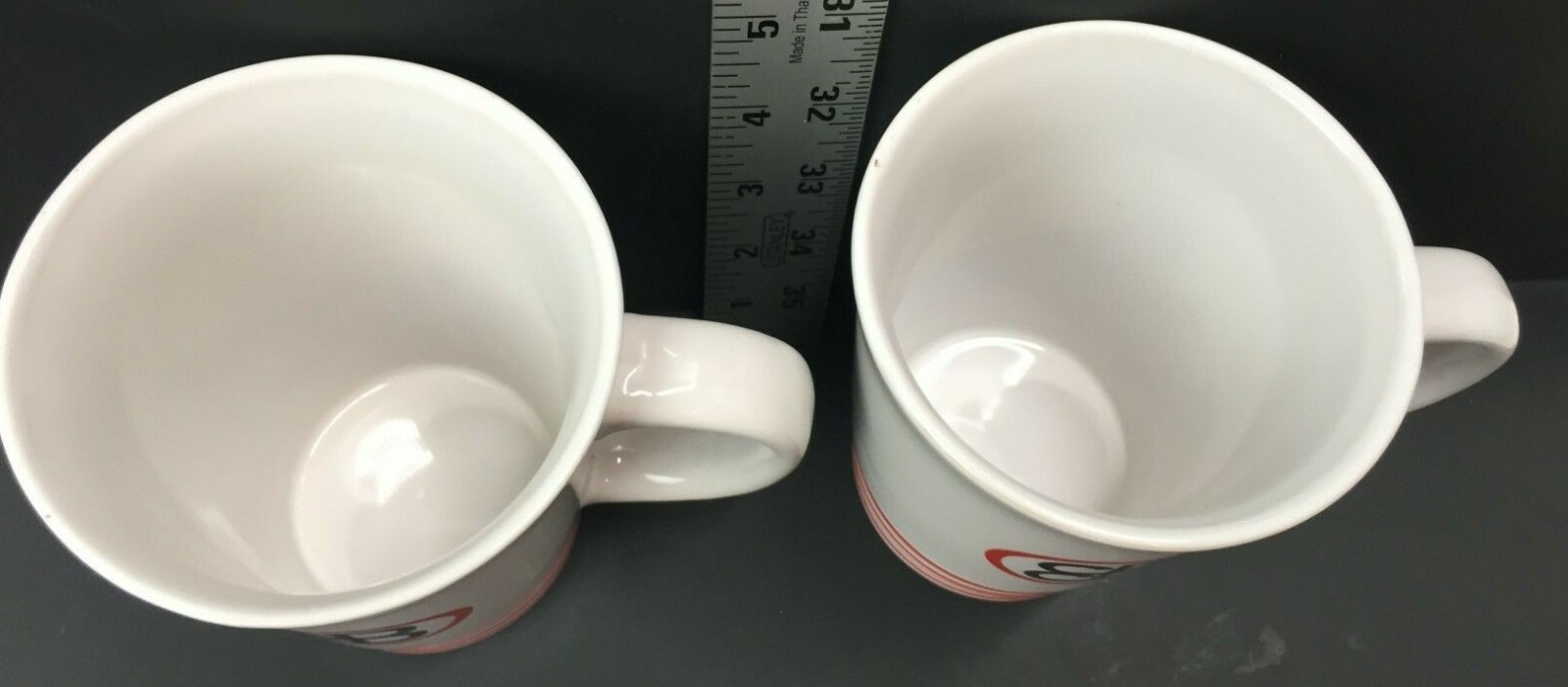 2 Coffee Cups Mugs CCB Logo