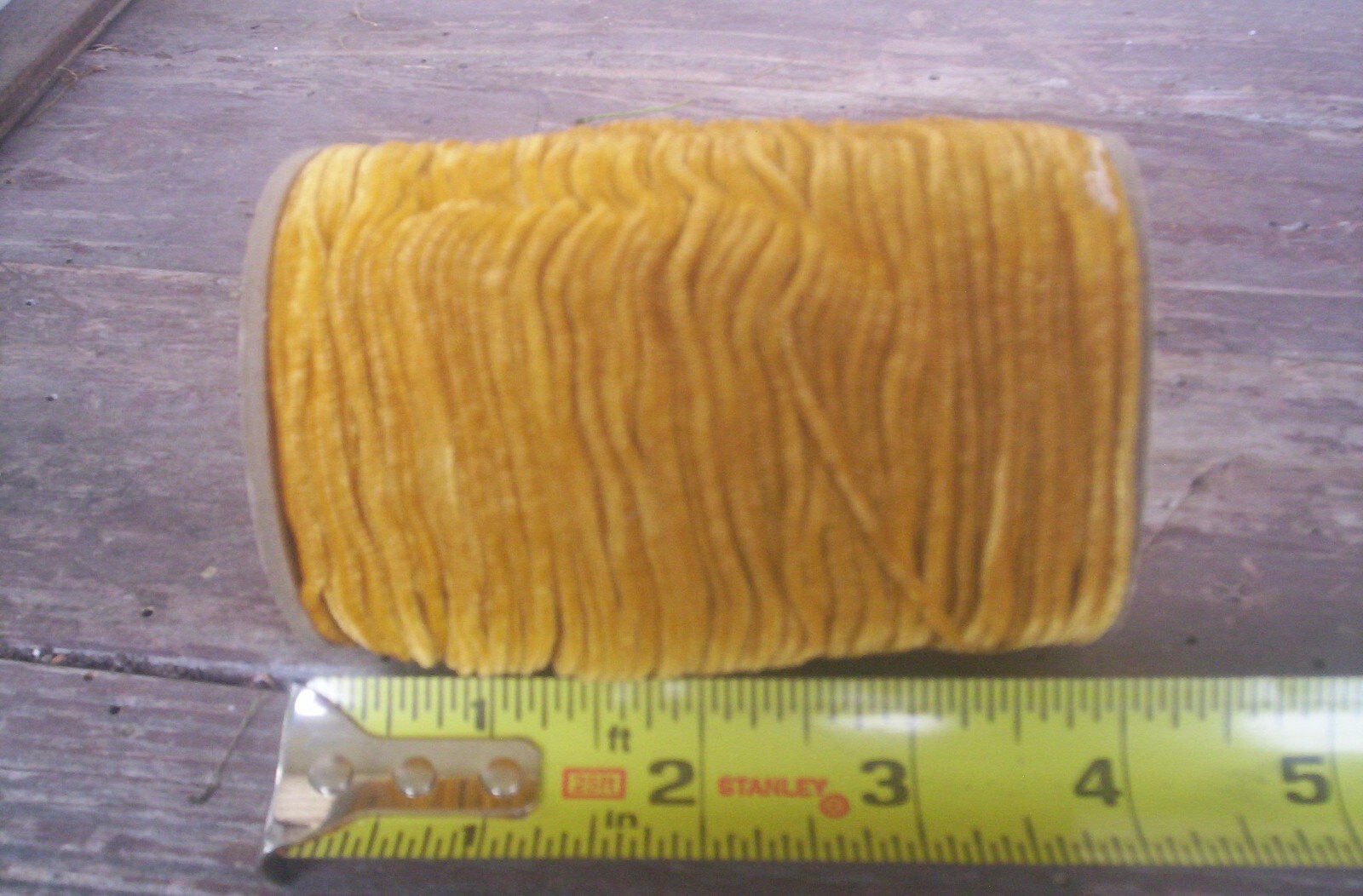 144 yds Spool of RAYON CHENILLE SIZE #00 Ex.Fine #42  Ginger  Fly Tying Material