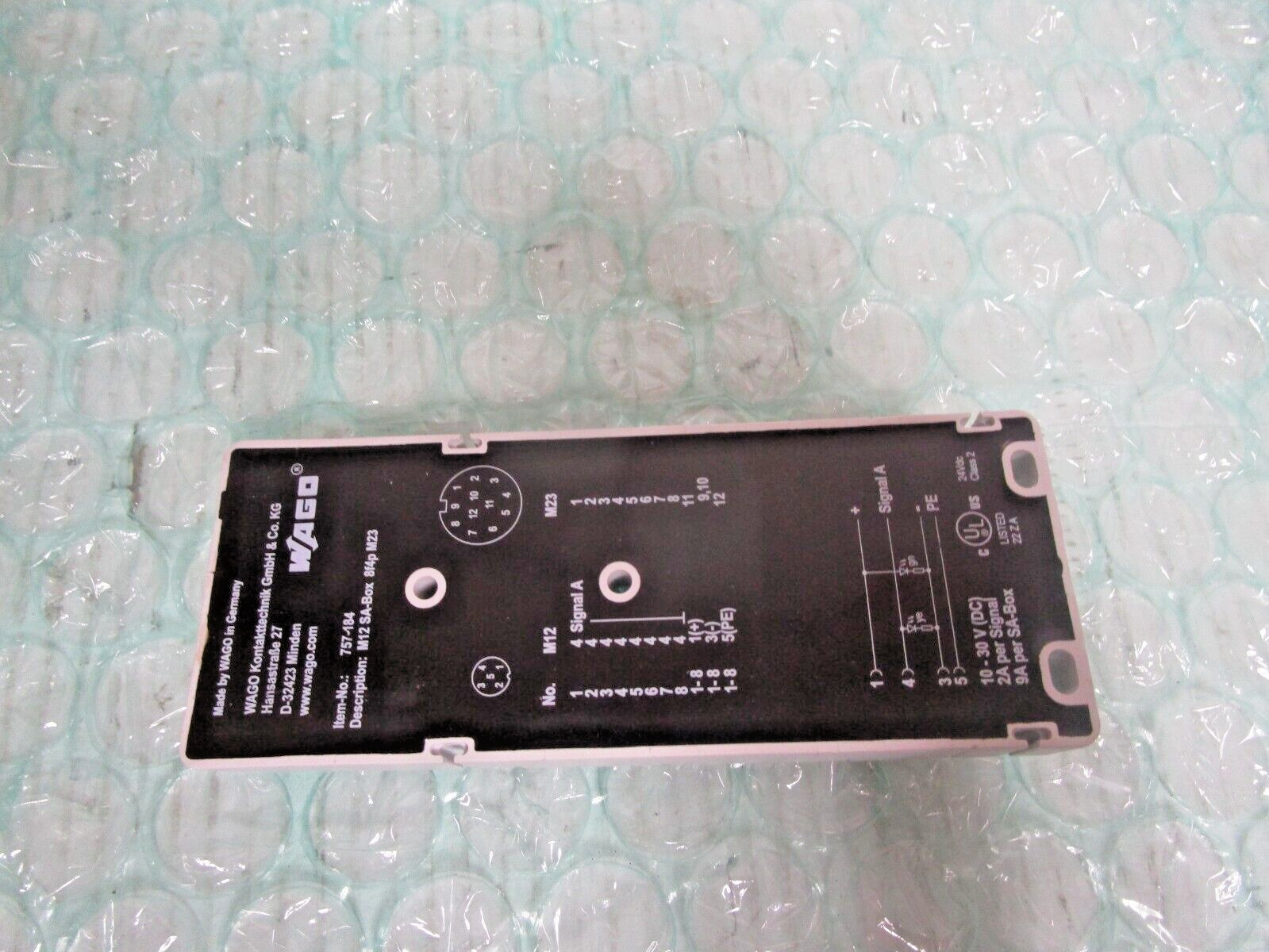 WAGO 757-184 / 757184 M12 Sensor/Actuator Box (NEW)