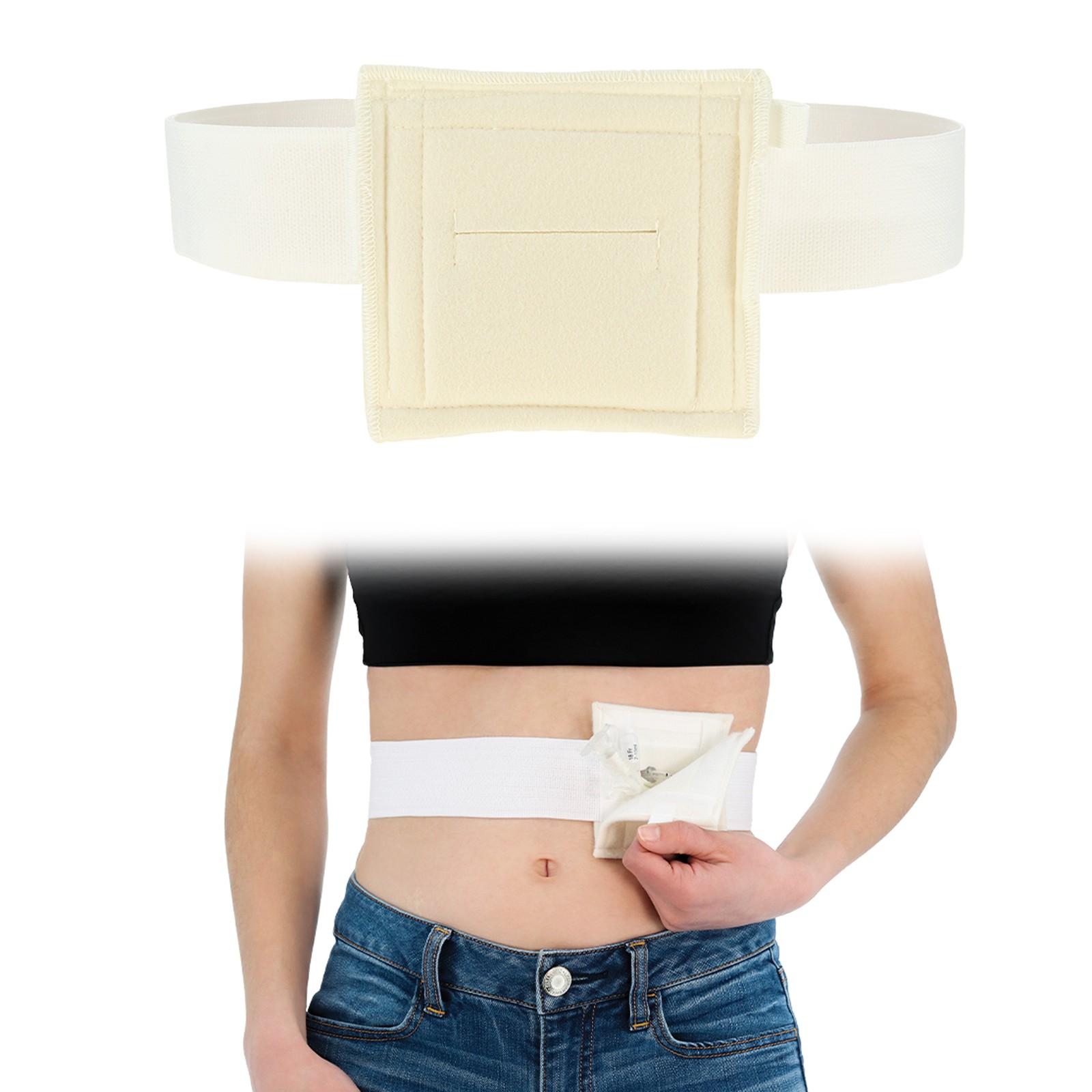 Core Products NelMed G-Tube Holder – Feeding Tube Belt Holder for PEG, G, J