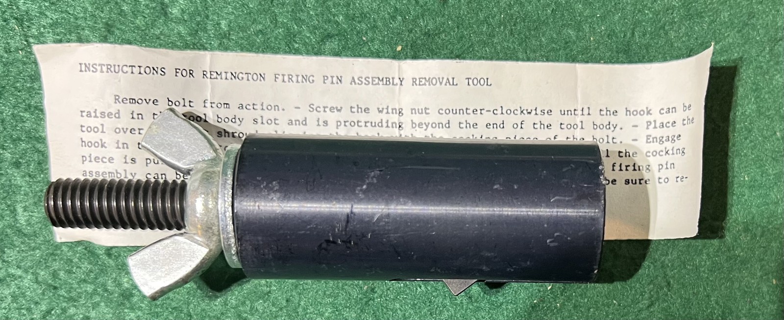 Rem 700 bolt disassembly tool