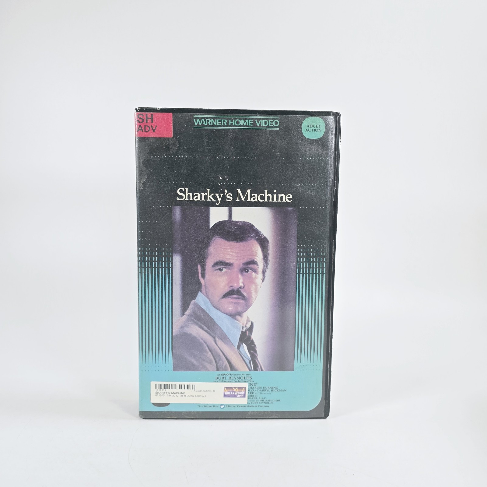 Sharky's Machine Burt Reynolds VHS Warner Bros. Clamshell Former Rental