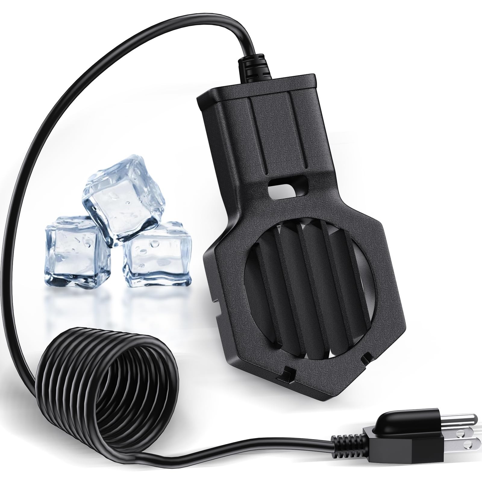 500W Pond Heater Submergible De-icer Cast Aluminum Chicken Water Heater,Stock...