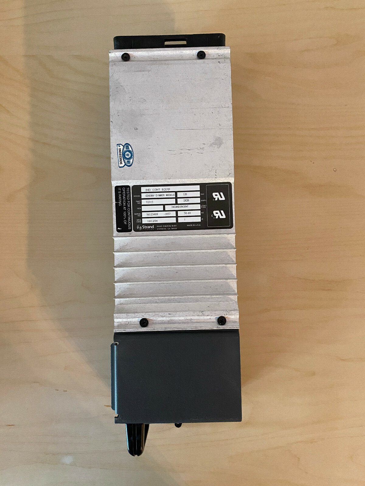 CD80SV Dimmer Module Dual 2.4kW