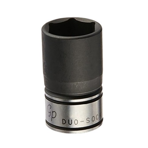Grey Pneumatic 81115MD 3/8" Drive x 15mm Deep Length Duo-Socket, 12 Point