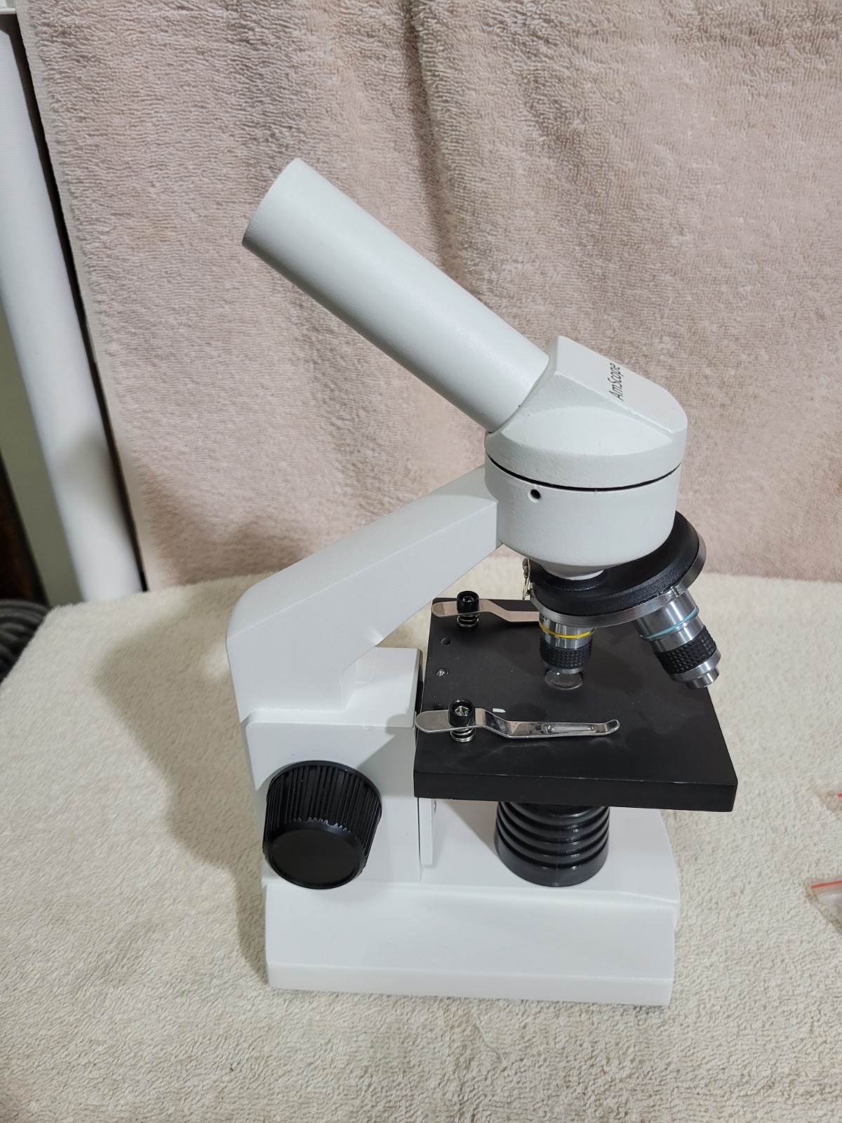 AMSCOPE M102C BIOLOGICAL SCIENCE STUDENT COMPOUND MICROSCOPE