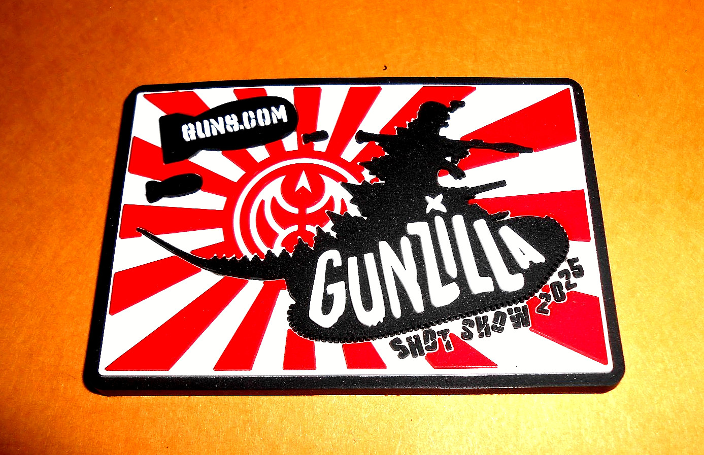 2025 "GUNZILLA" PVC MORALE SHOOTING PATCH *L@@K* GUNZILLA