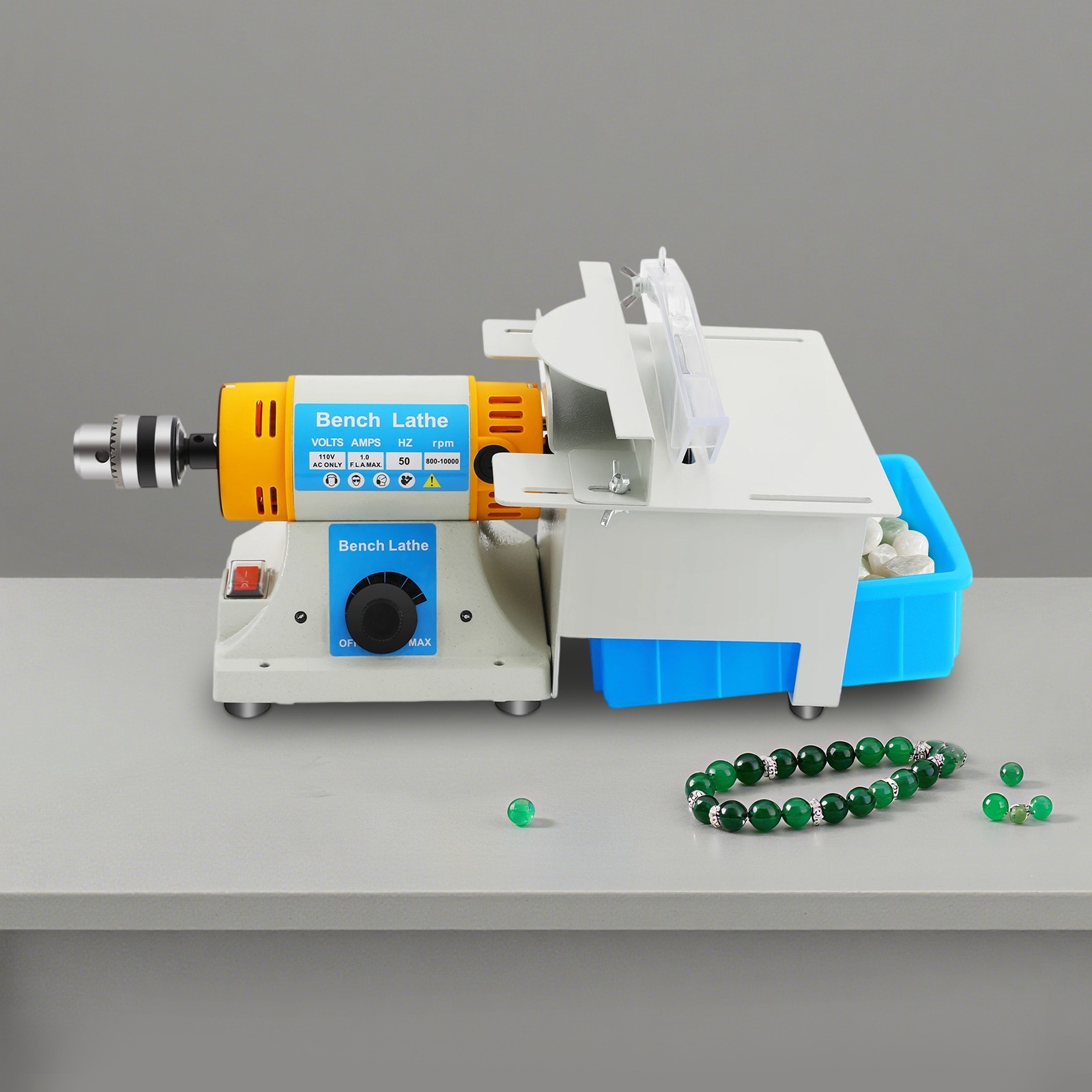 Mini Table Saw, 110V Multifunctional Electric Grinding Machine With Table Saw