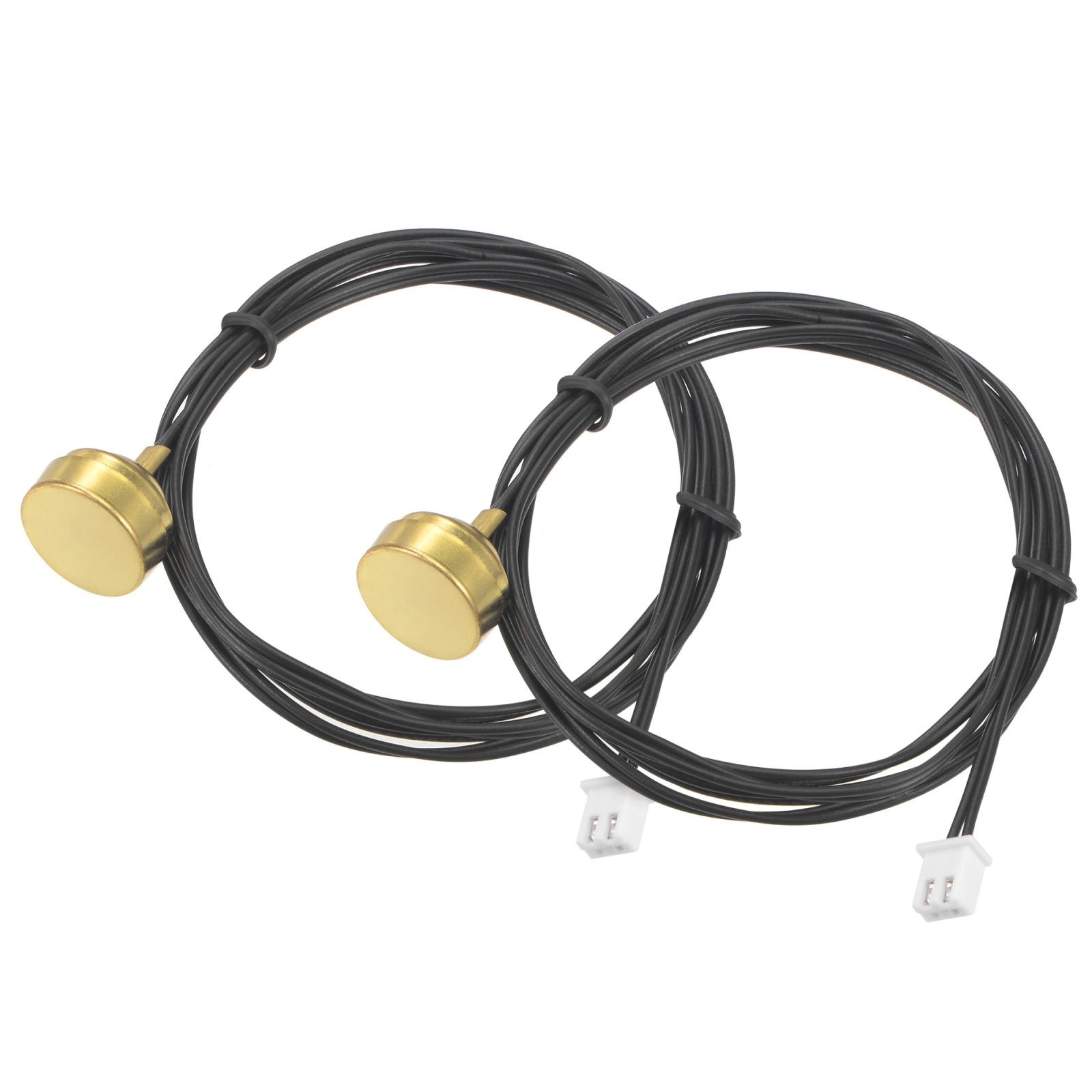 2pcs 10K Temperature Sensor Probe,  Magnetic NTC Thermal Sensor Probe Cable 1m