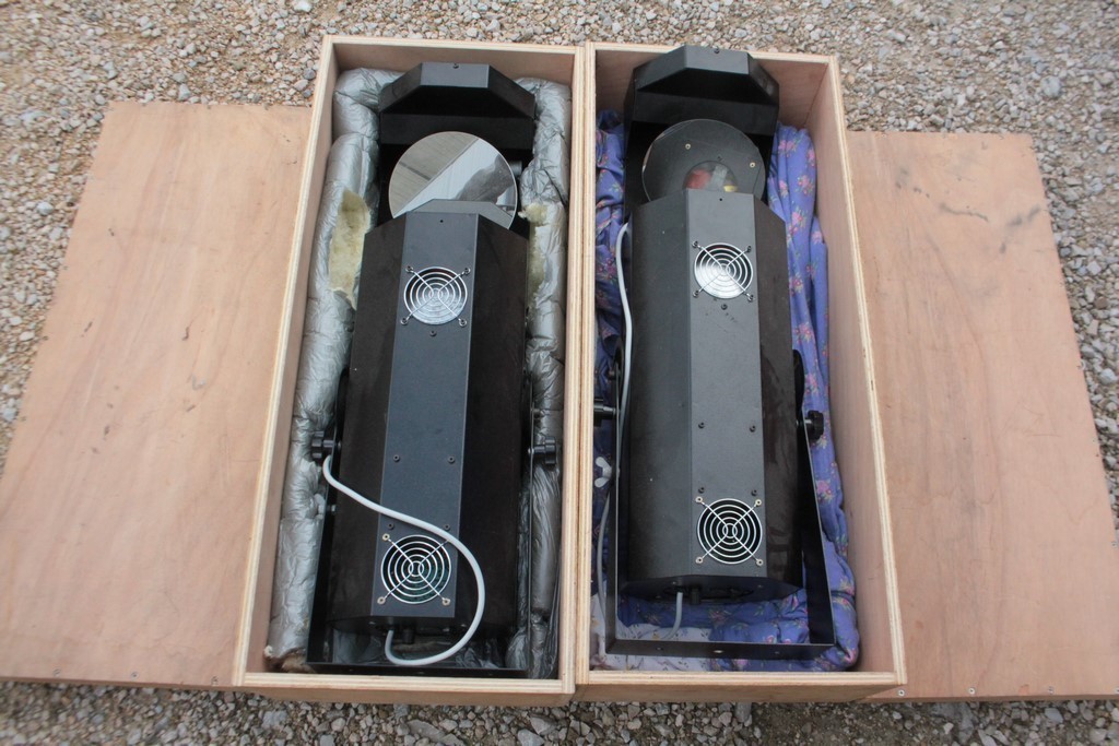 Lot of 2 Sapro Rotocolour RGB Projectors (56231)
