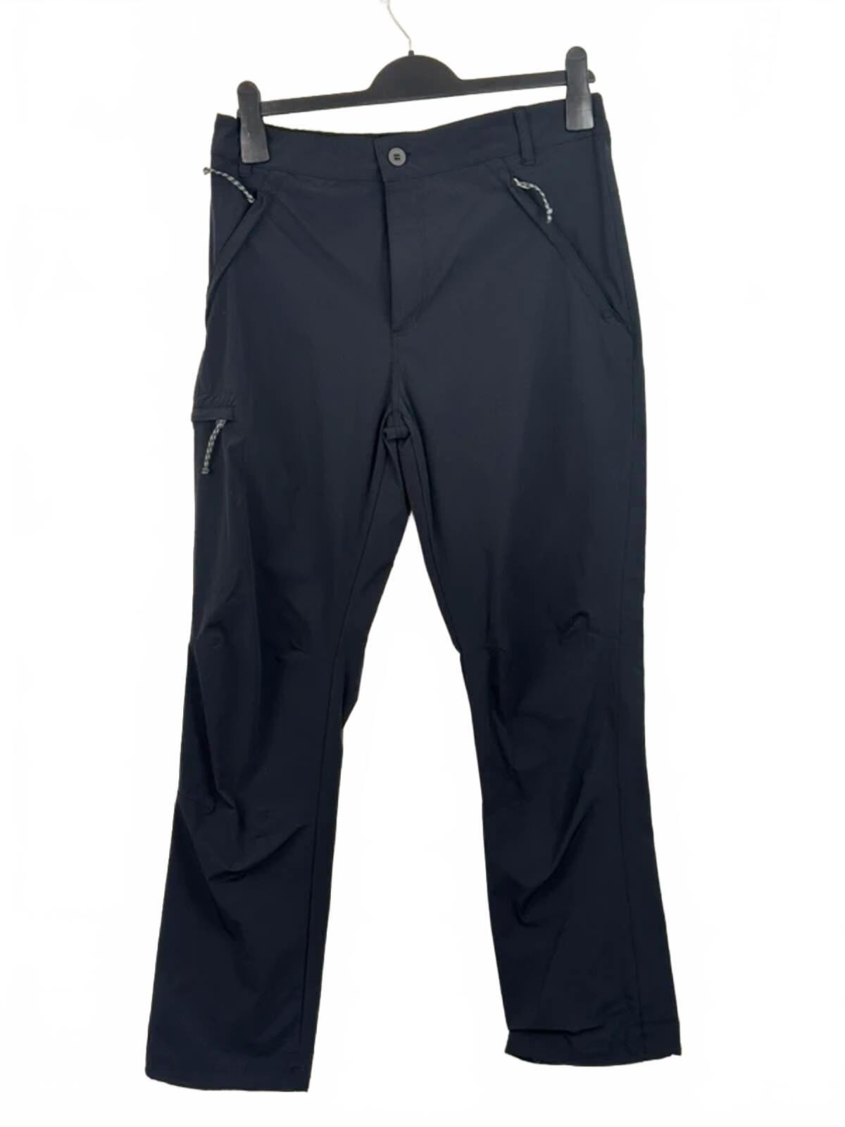 Ayacucho Men’s Black Light Weight Quick Dry Walking Hiking Cargo Trouser W32 L30