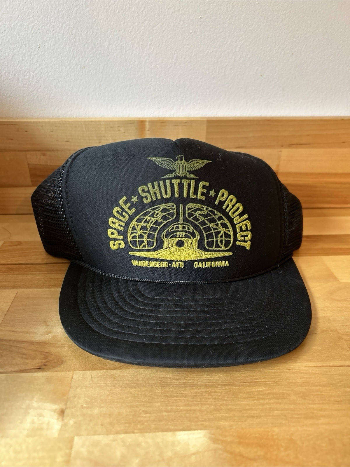 Vintage Space Shuttle Project Snap Back Hat Vandenberg Air Force Base California
