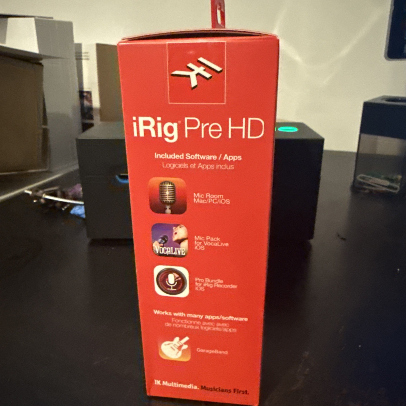 IK Multimedia iRig Pre Microphone Interface (For iPhone, iPod Touch, iPad)
