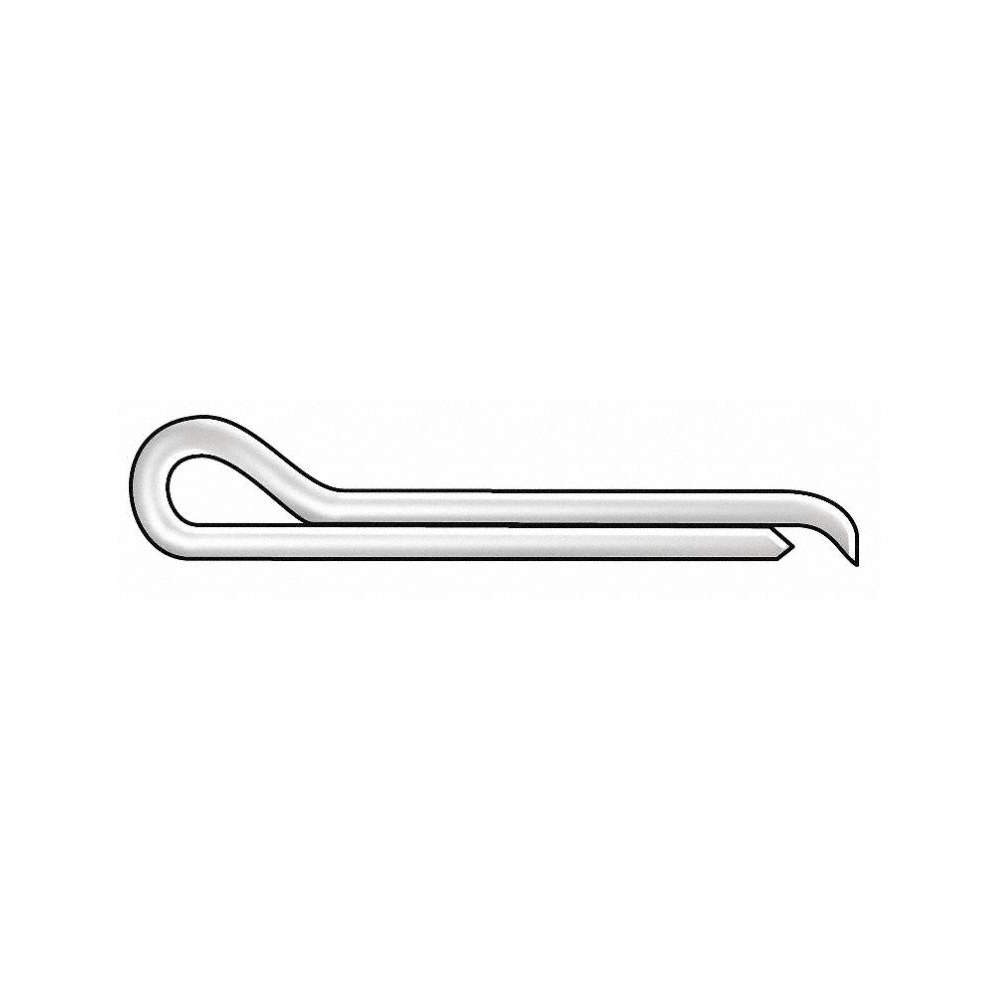 GRAINGER APPROVED WWG-CPHZ-026 Cotter Pin,1/8 in dia,2 1/2 in L,PK50 2WZX7