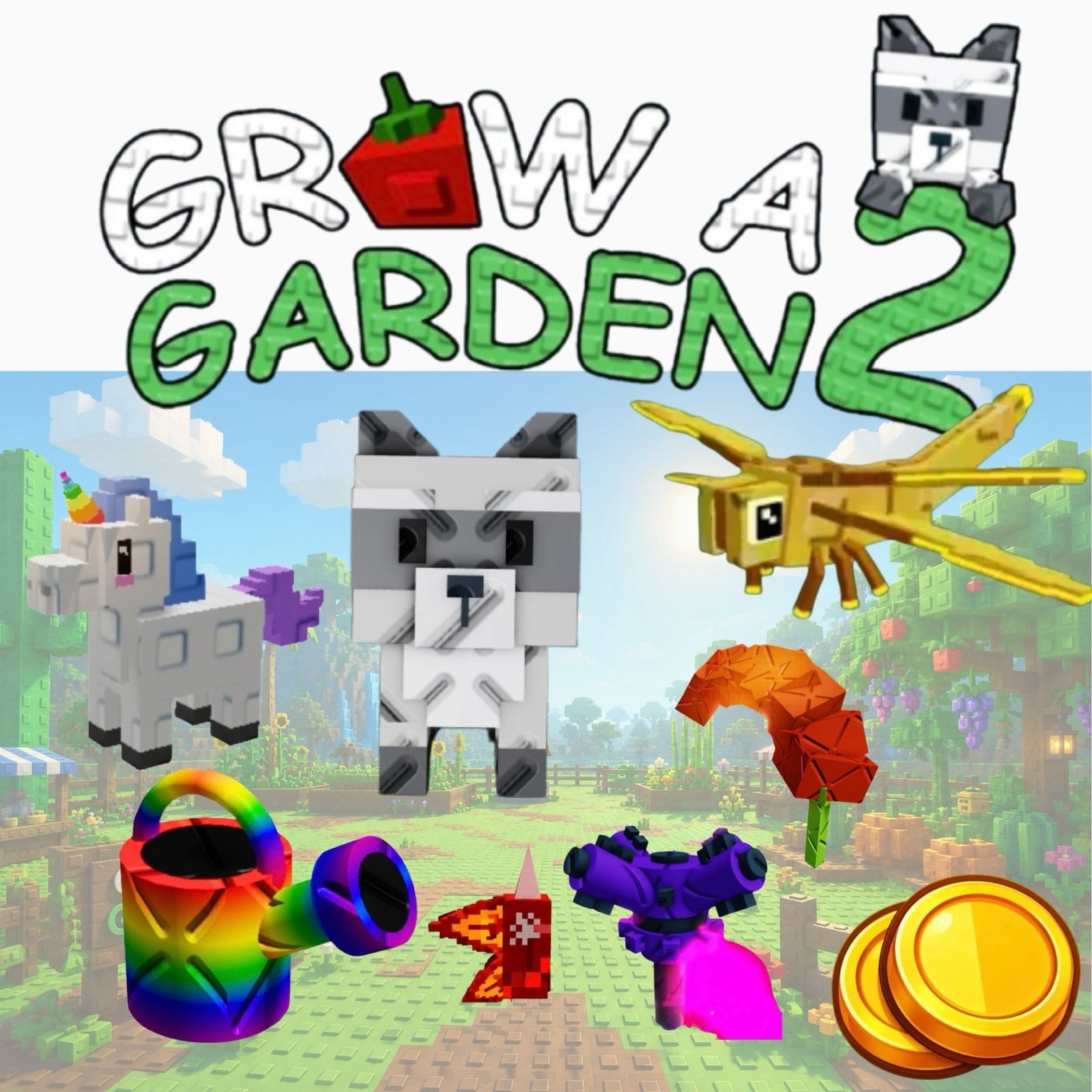 Grow A Garden 2 - All Items, pets, seeds, sheckles, Gag2 !! Fast And Cheap