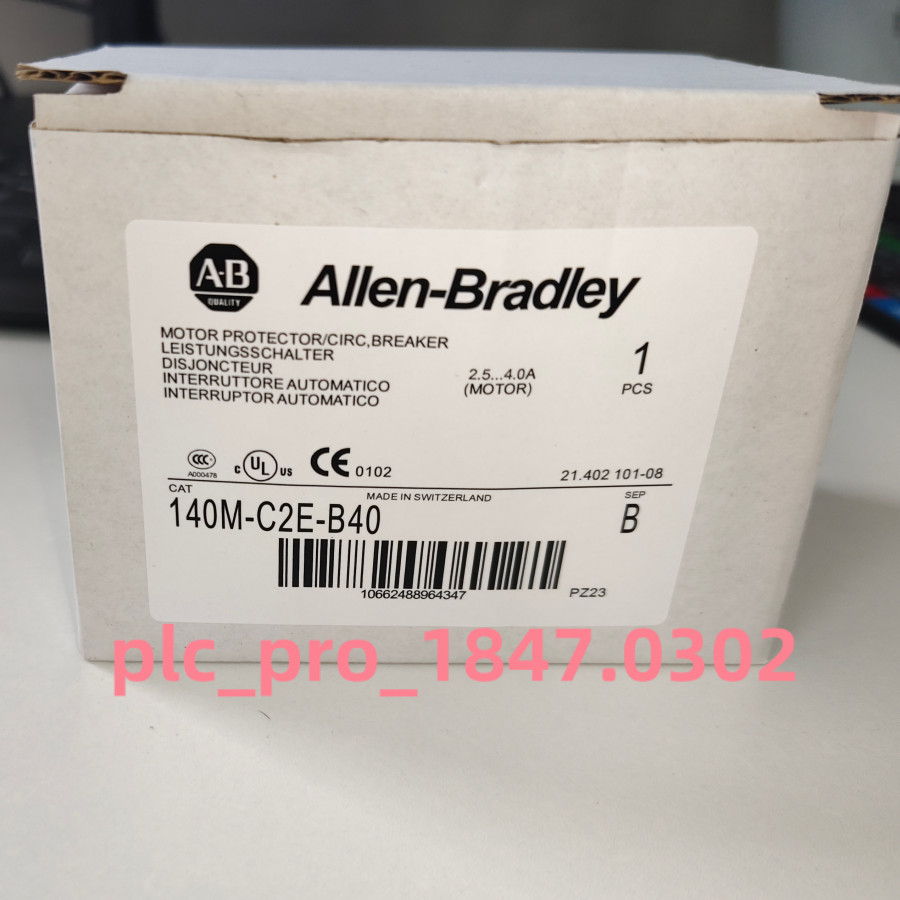 1PCS Brand NEW Allen-Bradley 140M-C2E-B40 Protector / Circuit Breaker 2.5 - 4.0A