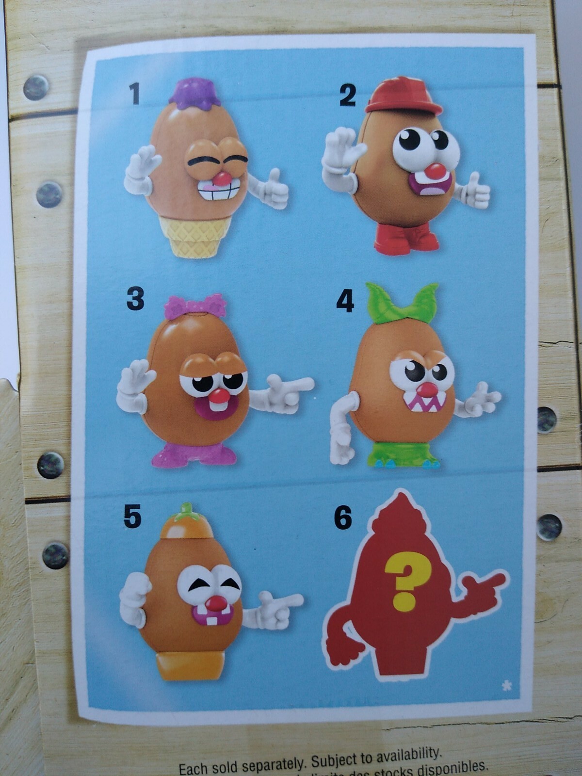 Lot of 3 Hasbro Mr Potato Head Tots 2020 Series Purple Packaging NEW/SEALED