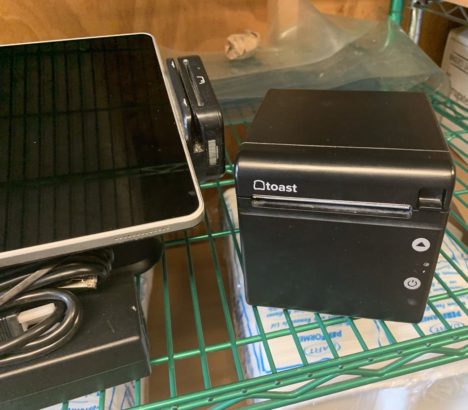 Toast Flex POS Terminal Data Processing System TT203, Printer , Card Reader