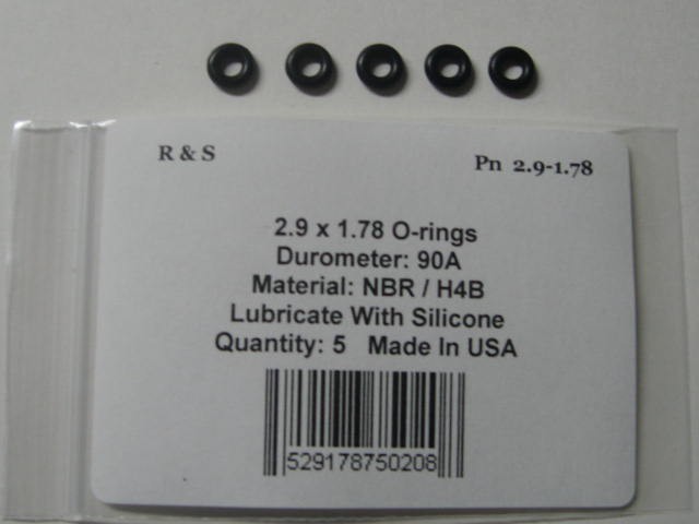 5  R&S 2.9-1.78 O-rings / NBR 90