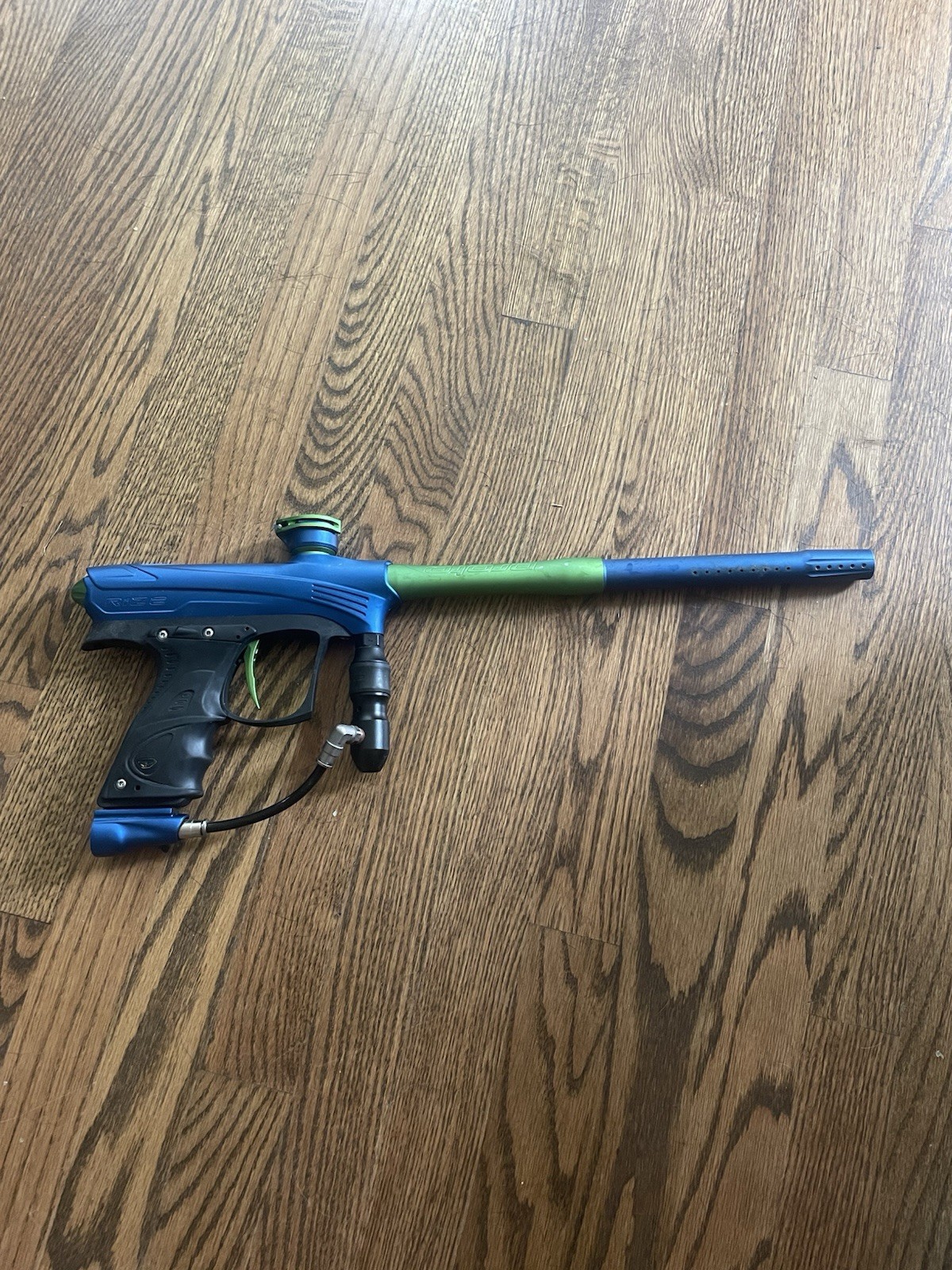 Dye Rise Maxxed Paintball Market, Green And Blue, Good Used Condition