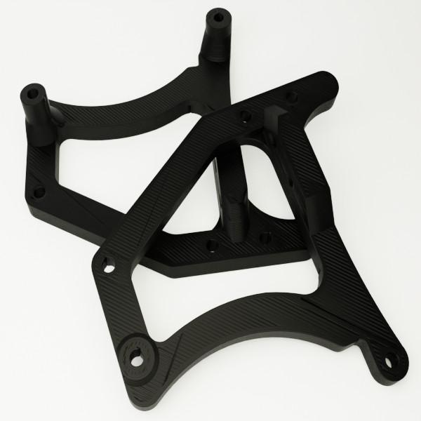 Tamiya Clodbuster Bullhead Bumper Servo Mount Relocation Brackets Front / Rear