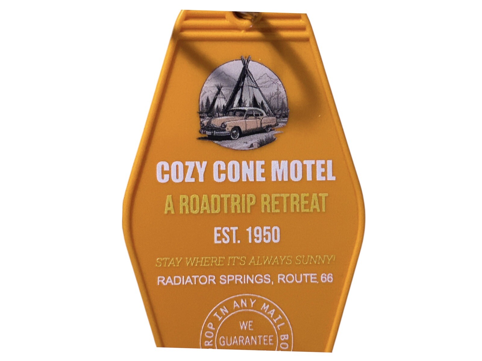 Cozy Cone Motel Keytag