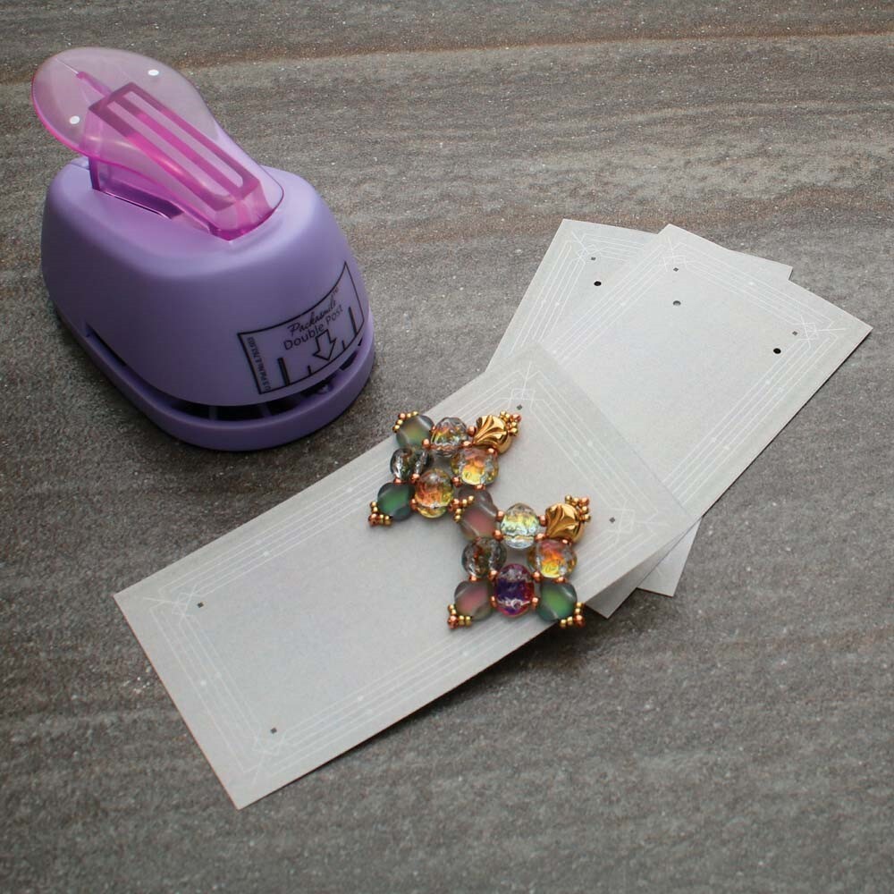 Earring Card Punch, Easy Earring Double Post & Fishhook Earring Card Punch