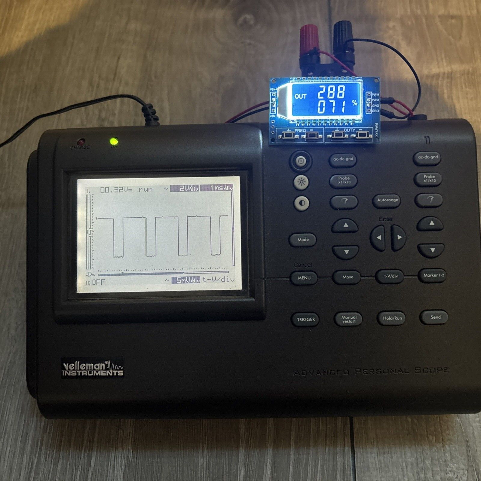 Vellman APS230 Advanced Personal Scope Dual-Channel 30MHz TESTED