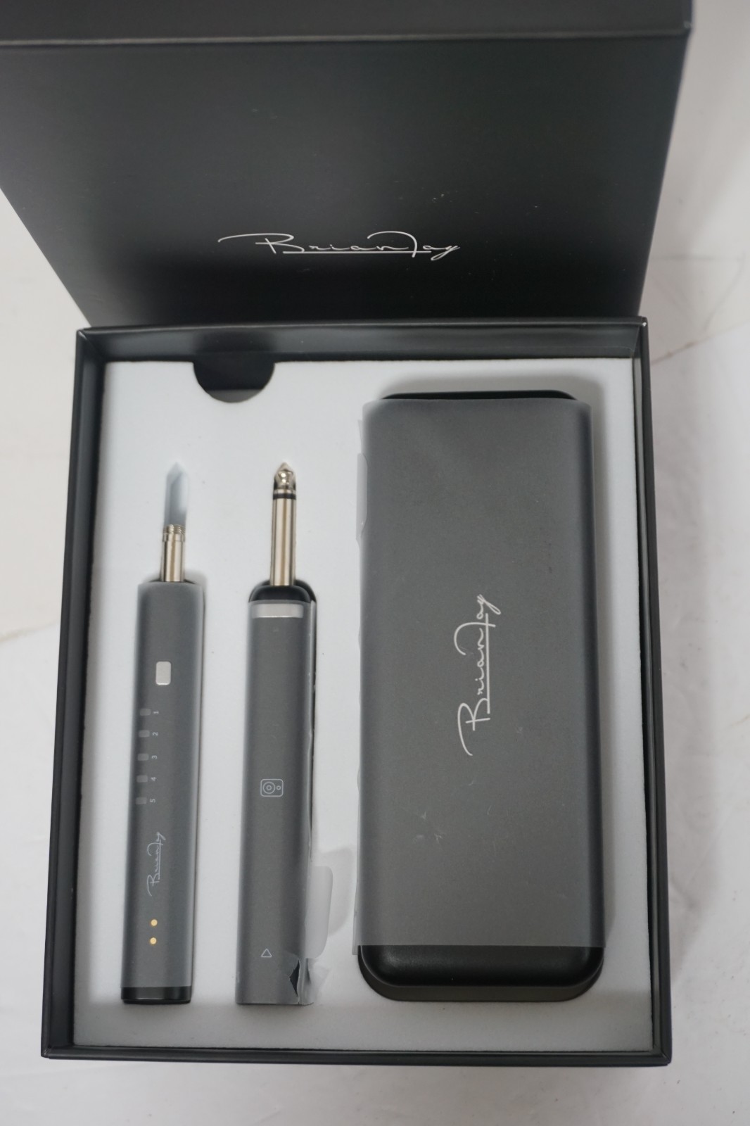 BrianFay BF1-MIC Wireless Lollipop Microphone w/ Charging Case – UHF Mic System