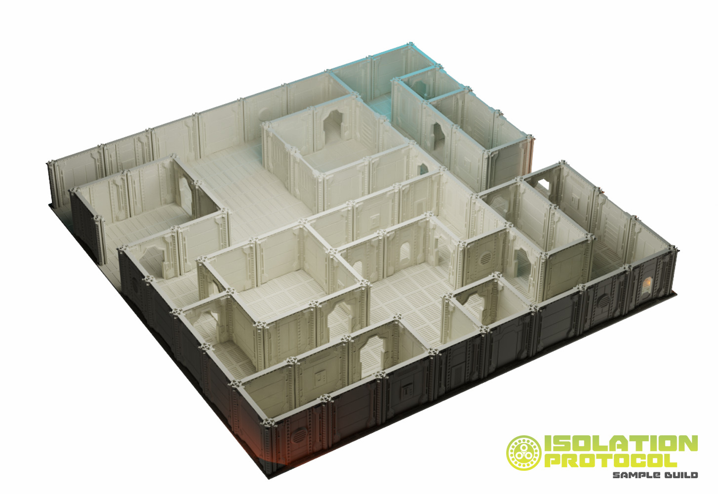 28mm Isolation Protocol Modular Sci-Fi Terrain System Interior Ship Base Builder