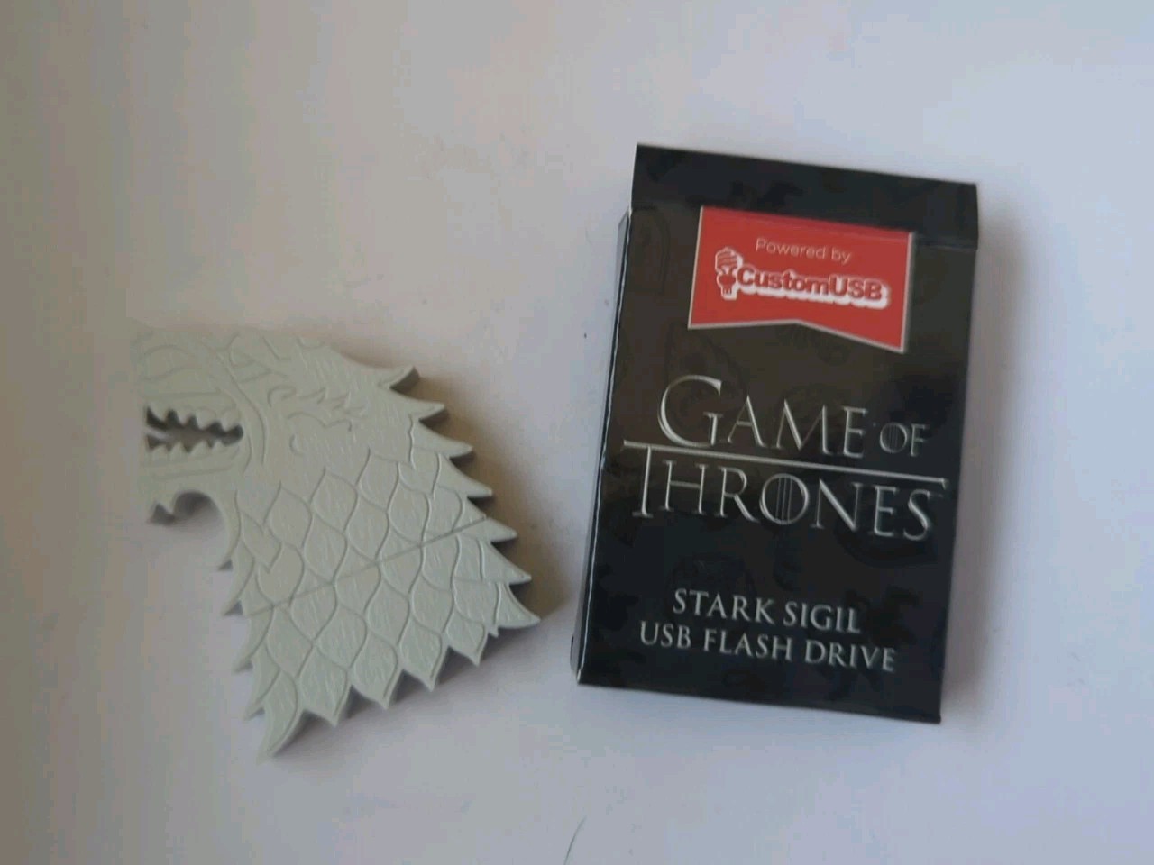 Game of Thrones Stark Sigil USB thumb flash drive HBO Loot Crate exclusive NEW