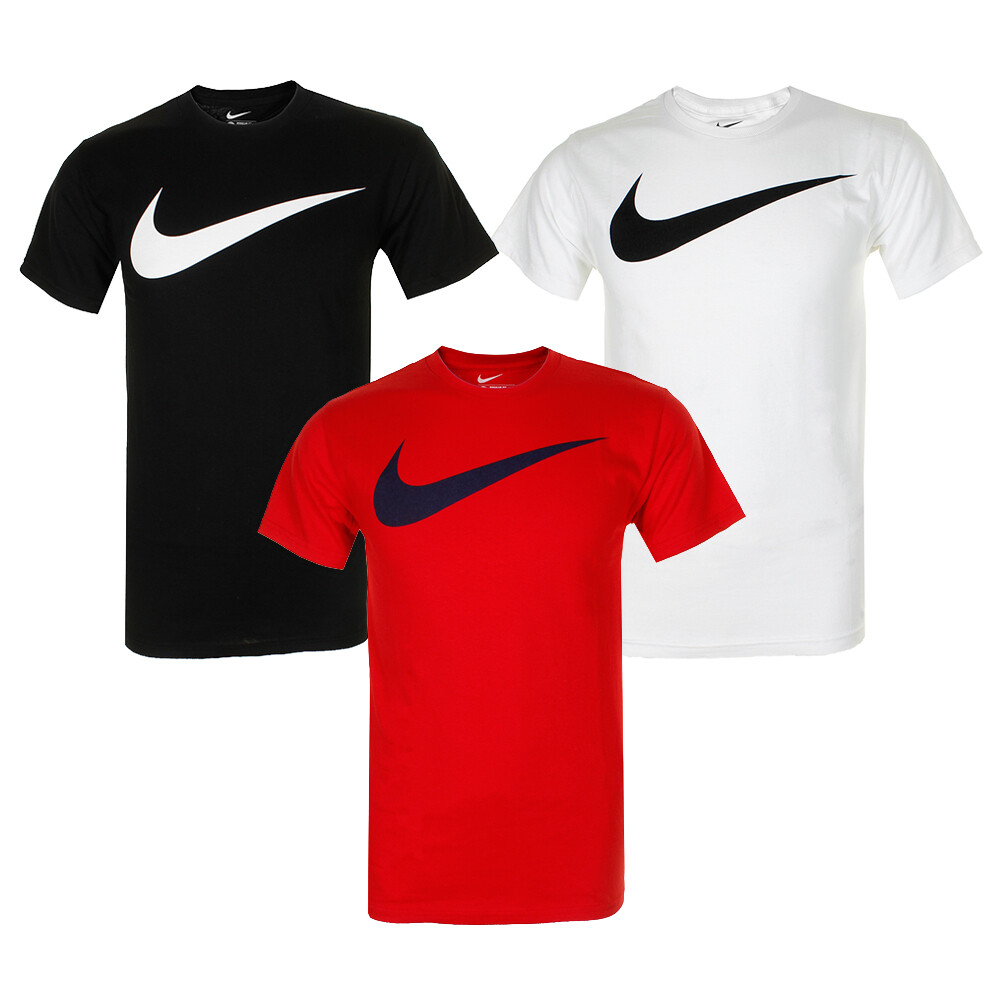 Nike Men's Athletic Wear Short Sleeve Swoosh Graphic Workout Gym Active T-Shirt